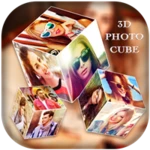 3d photo cube live wallpaper android application logo